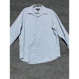Axist Men's Shirt Button Down 16.5 Long Sleeve Wrinkle Free